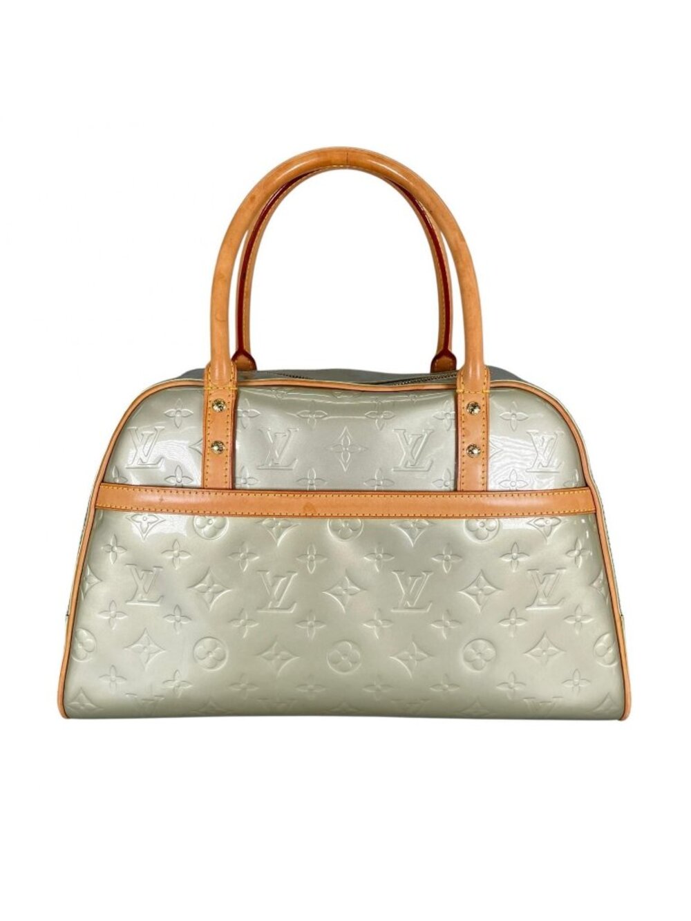 Louis Vuitton Tompkins Square Handbag Monogram Vernis Green